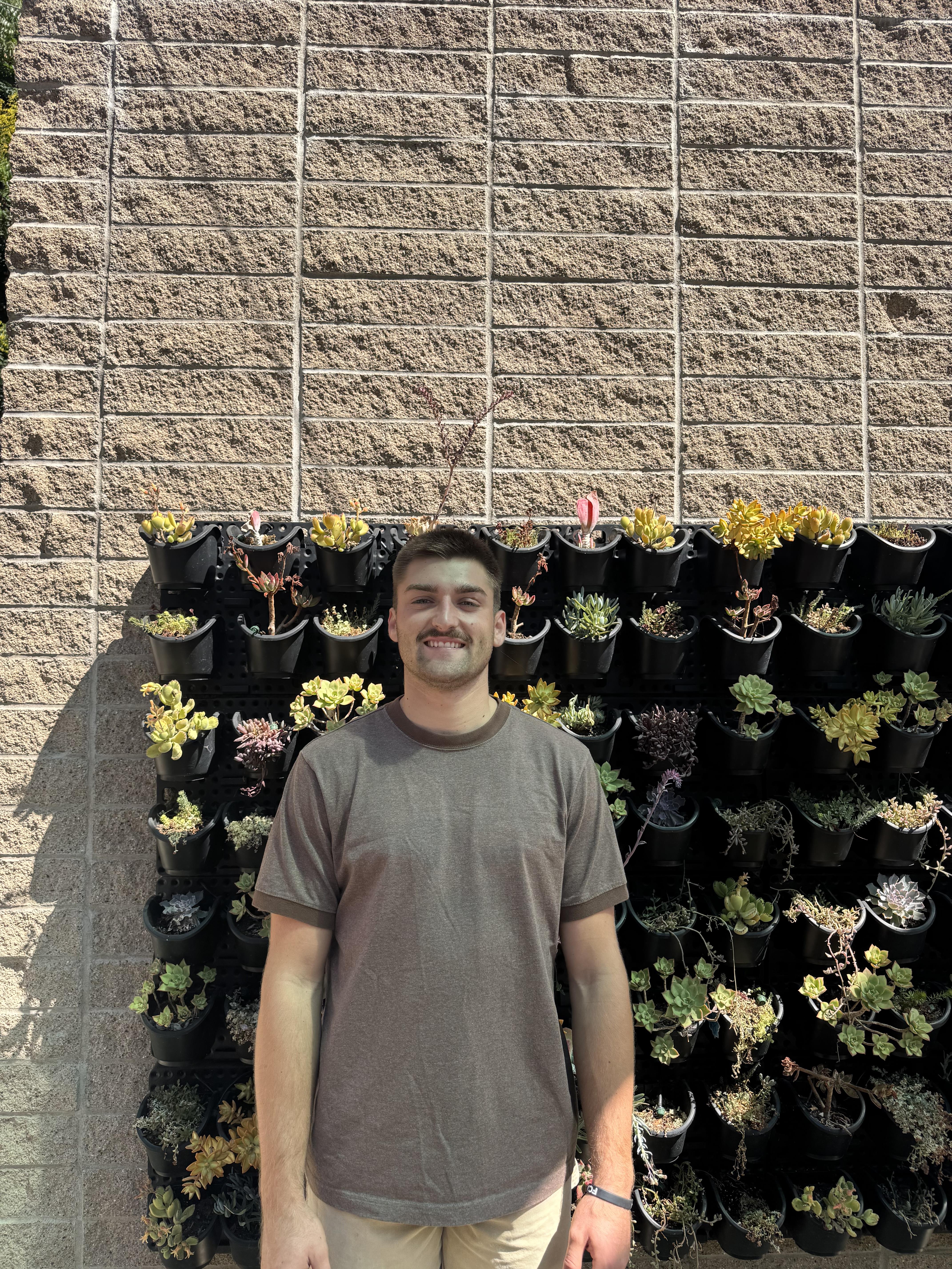 ASCUI president Brody Collins outside of CSLD.